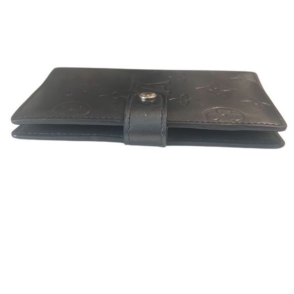 Louis Vuitton.Black Vernis Matte Embossed Leather Agenda With Ruler CA0062 - Picture 5 of 13